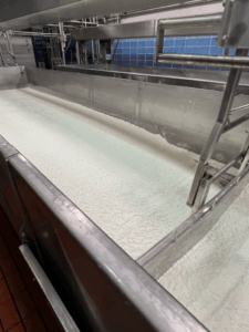 Photo of dairy product processing equipment
